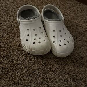 White womens crocs
